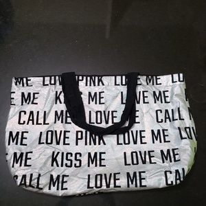 Victoria's secret Love pink beach/tote